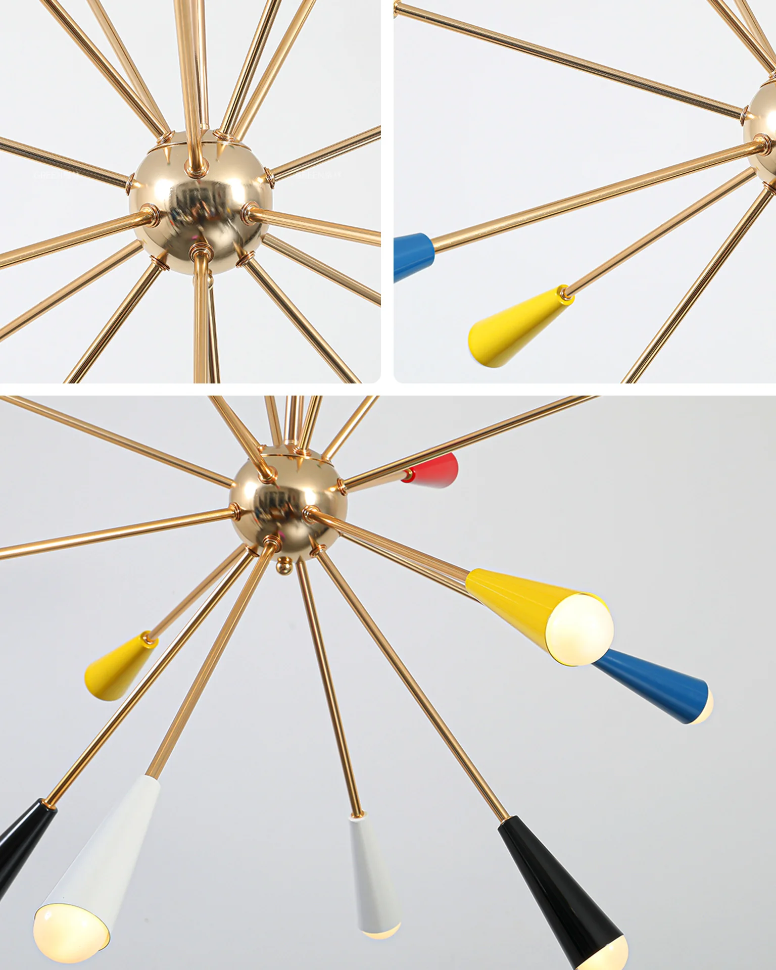 WOMO Multicolour Multi Chandelier-WM2992 - Image 13