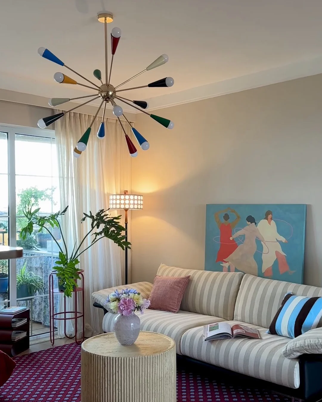 WOMO Multicolour Multi Chandelier-WM2992 - Image 3