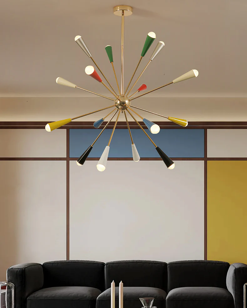 WOMO Multicolour Multi Chandelier-WM2992 - Image 4