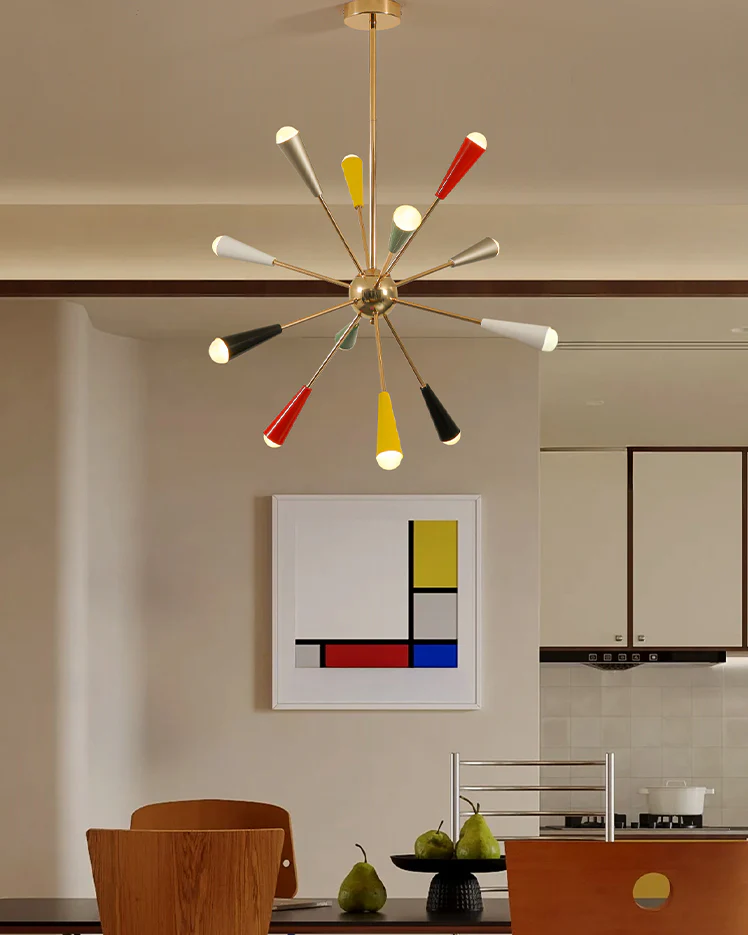 WOMO Multicolour Multi Chandelier-WM2992 - Image 5