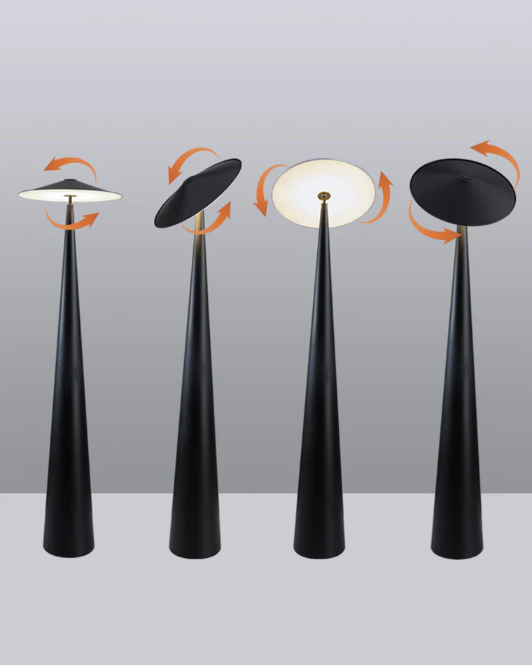WOMO Adjustable Cone Mushroom Floor Lamps-WM7042 - Image 11