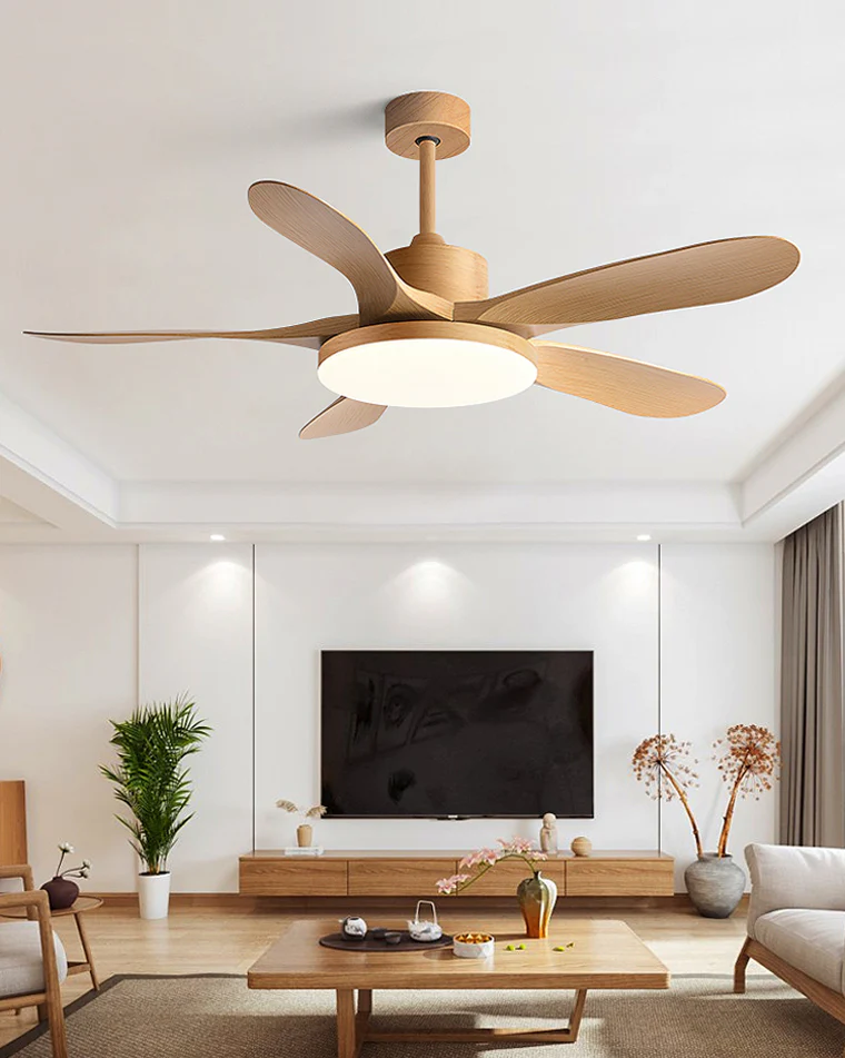 WOMO Scandi Reversible Ceiling Fan with Light-WM5002 - Image 12