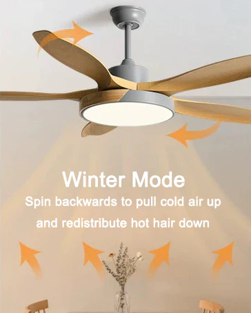 WOMO Scandi Reversible Ceiling Fan with Light-WM5002 - Image 32