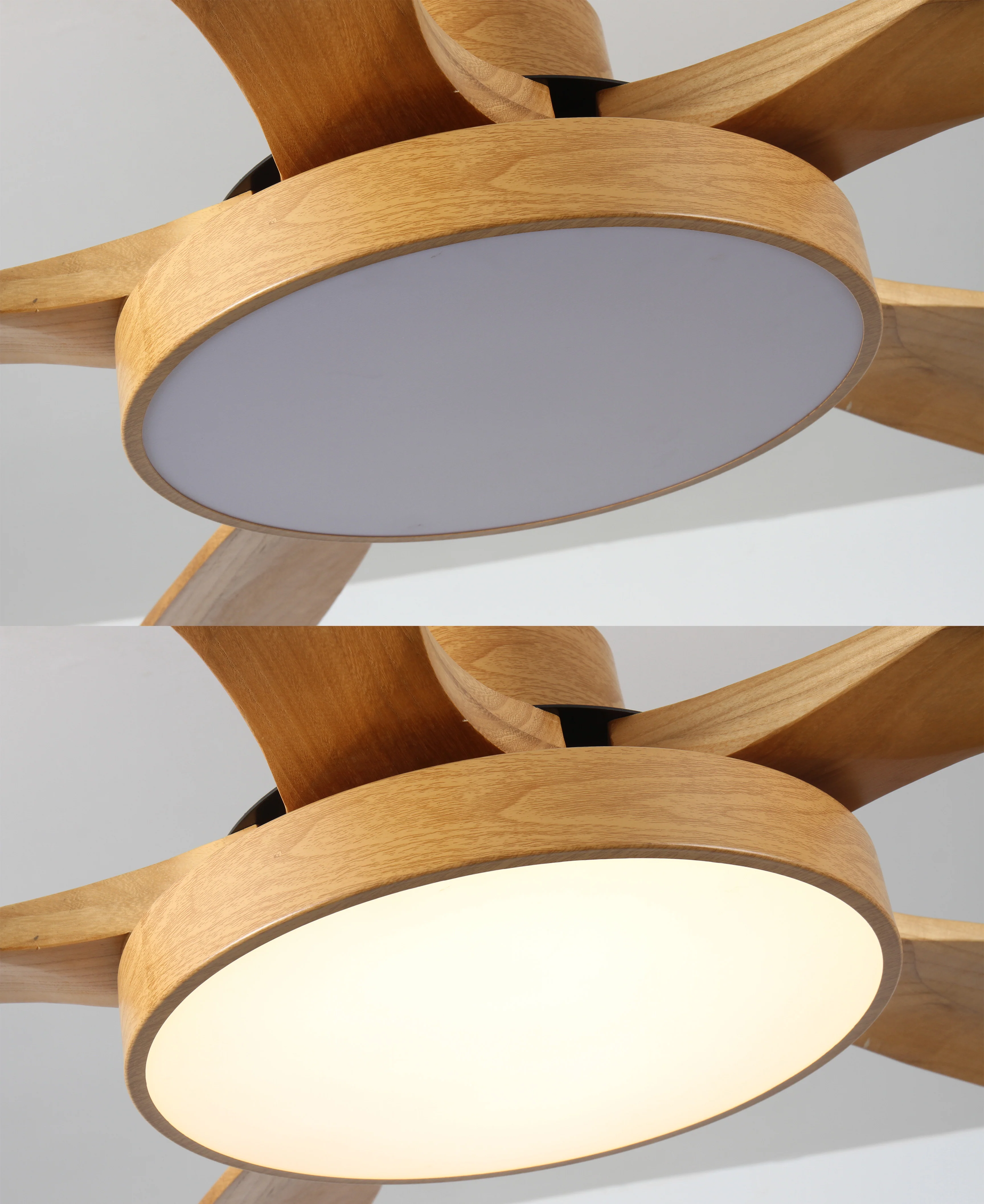 WOMO Scandi Reversible Ceiling Fan with Light-WM5002 - Image 35