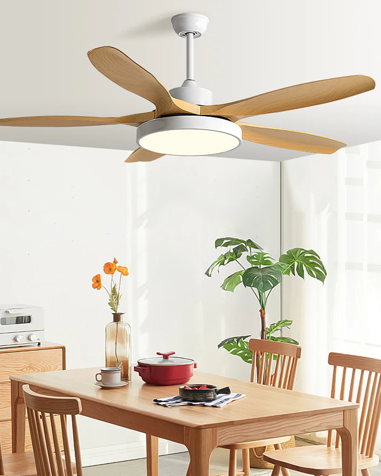 WOMO Scandi Reversible Ceiling Fan with Light-WM5002 - Image 4