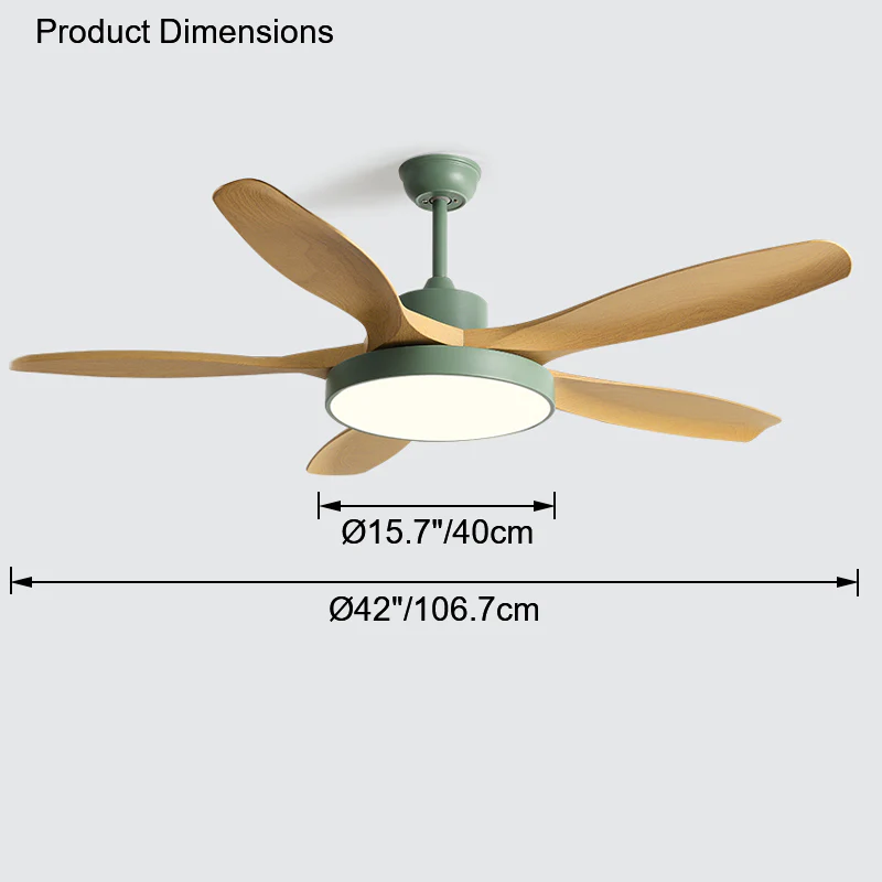 WOMO Scandi Reversible Ceiling Fan with Light-WM5002 - Image 45