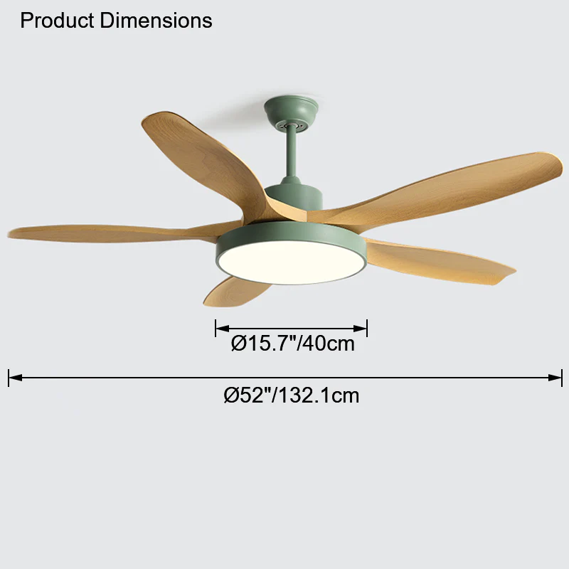 WOMO Scandi Reversible Ceiling Fan with Light-WM5002 - Image 47