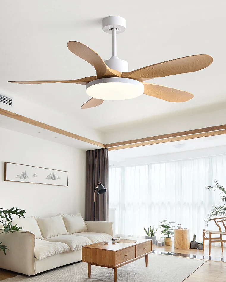 WOMO Scandi Reversible Ceiling Fan with Light-WM5002 - Image 5