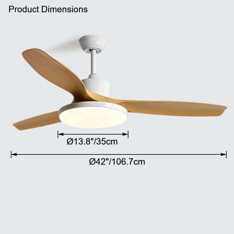 WOMO Scandi Reversible Ceiling Fan with Light-WM5002 - Image 57