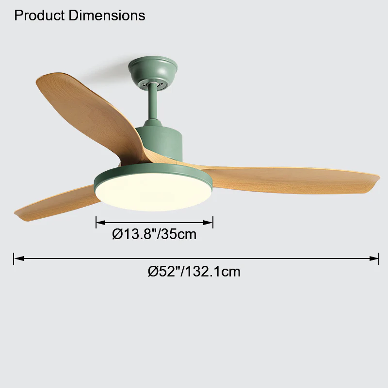 WOMO Scandi Reversible Ceiling Fan with Light-WM5002 - Image 71