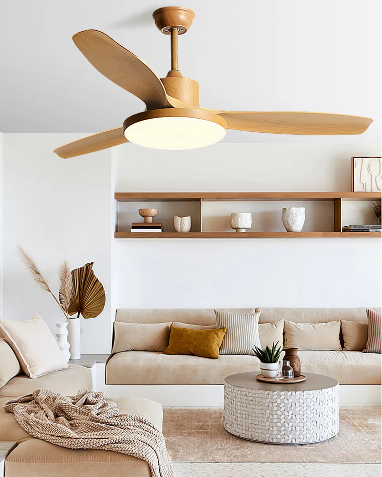 WOMO Scandi Reversible Ceiling Fan with Light-WM5002 - Image 8
