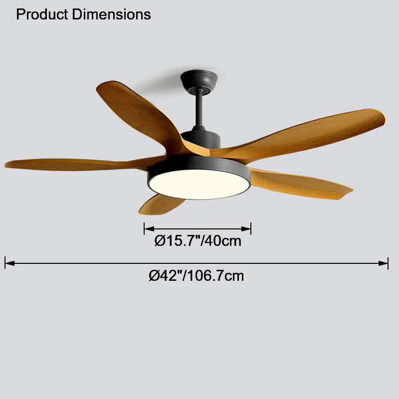WOMO Scandi Reversible Ceiling Fan with Light-WM5002 - Image 81