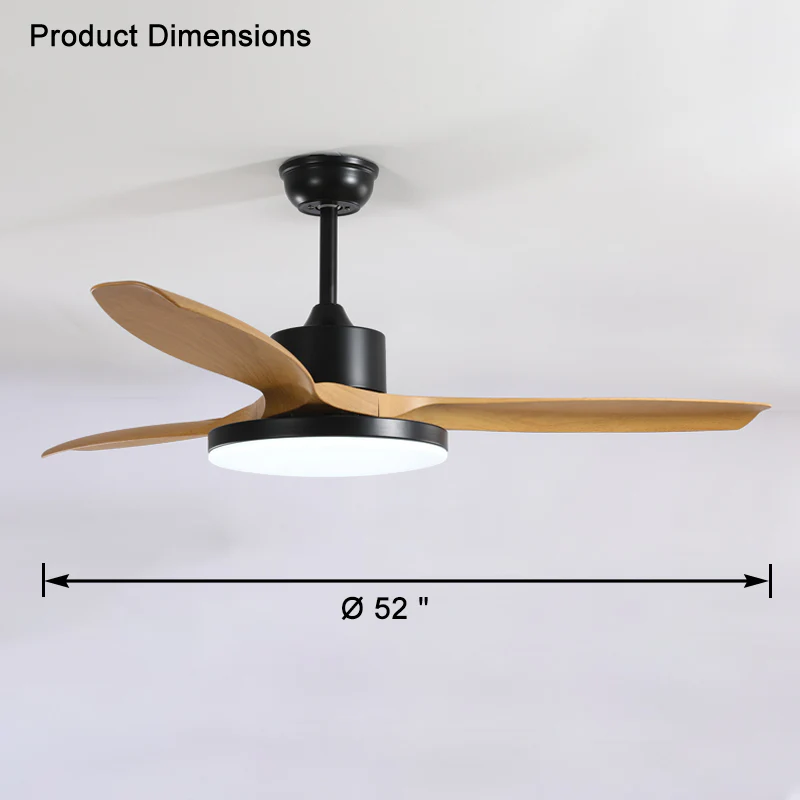 WOMO Scandi Reversible Ceiling Fan with Light-WM5002 - Image 85