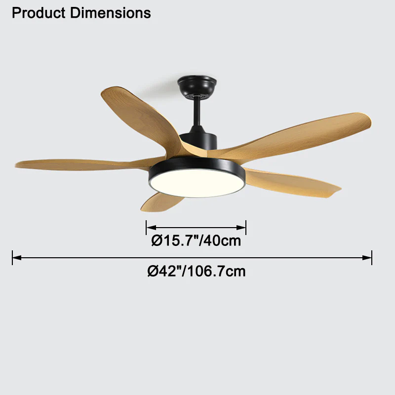 WOMO Scandi Reversible Ceiling Fan with Light-WM5002 - Image 87