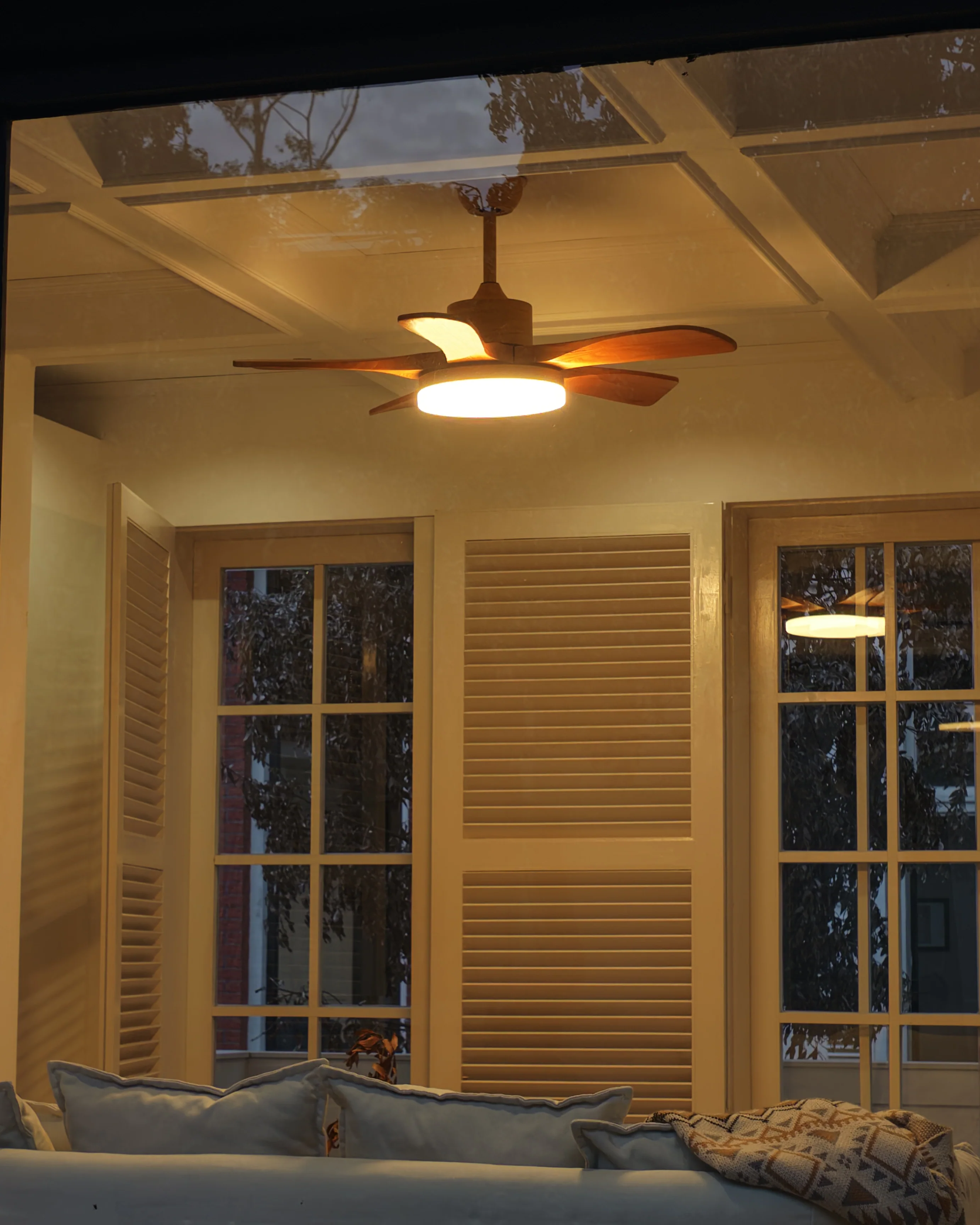 WOMO Scandi Reversible Ceiling Fan with Light-WM5002 - Image 93