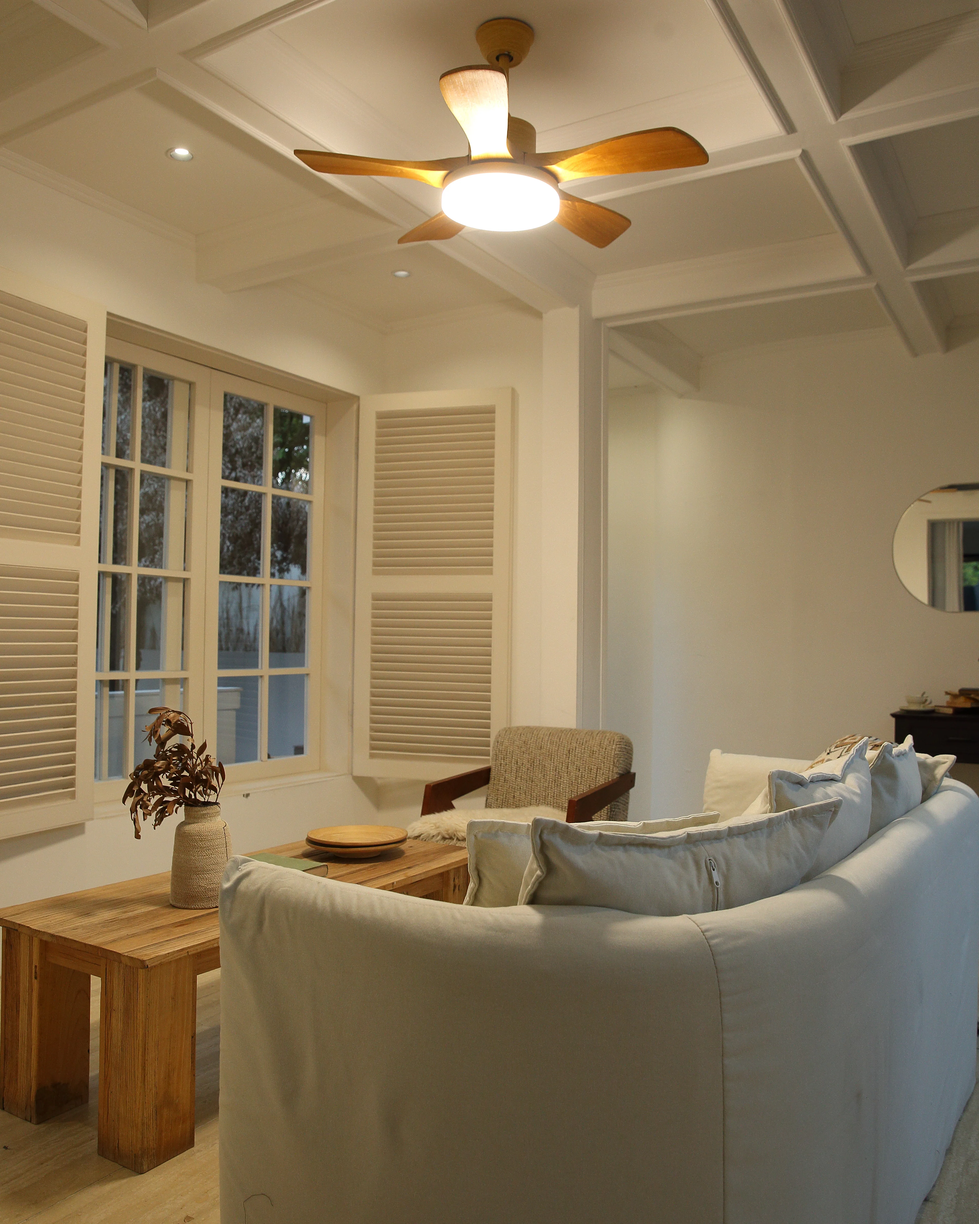 WOMO Scandi Reversible Ceiling Fan with Light-WM5002 - Image 95