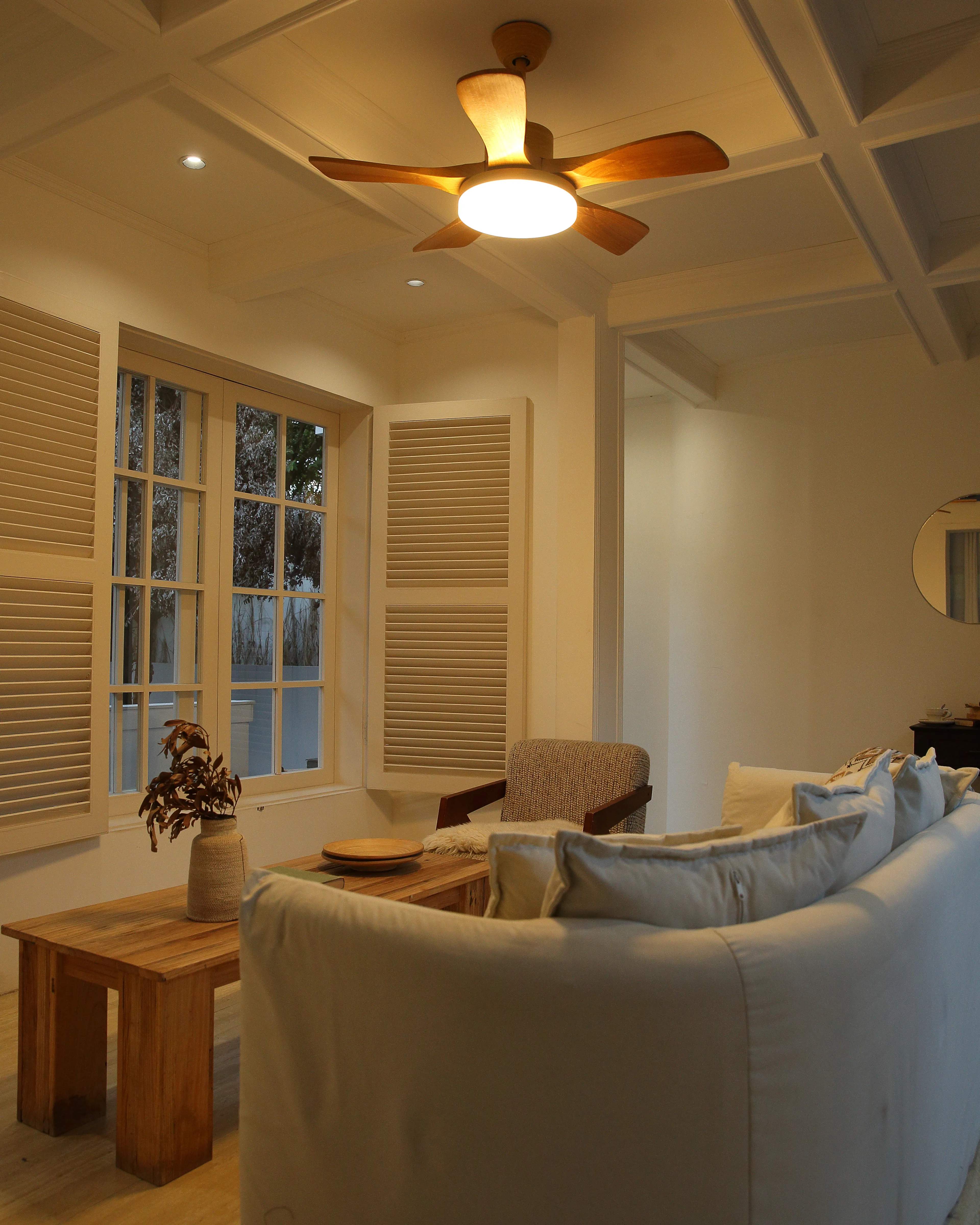 WOMO Scandi Reversible Ceiling Fan with Light-WM5002 - Image 96