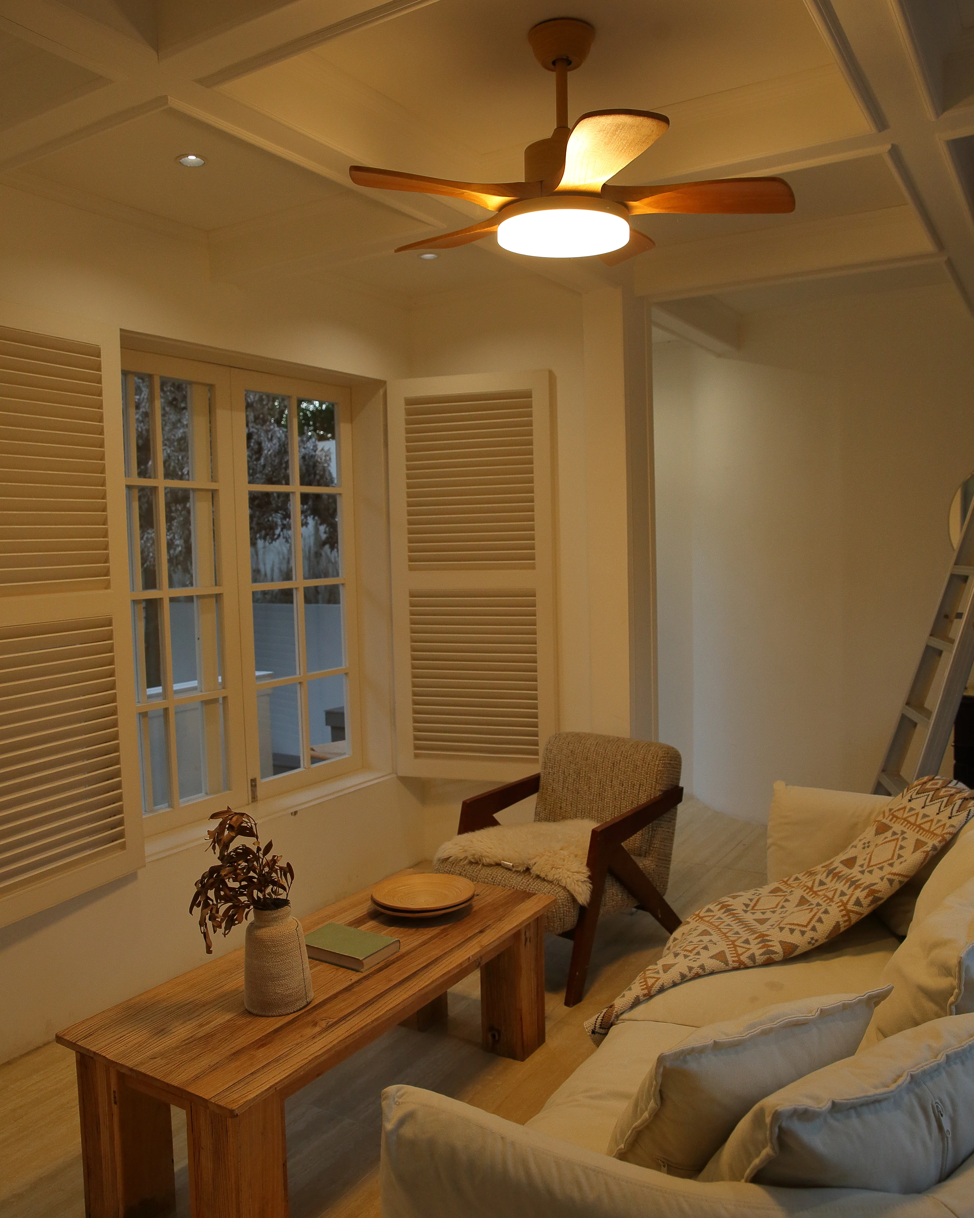 WOMO Scandi Reversible Ceiling Fan with Light-WM5002 - Image 97