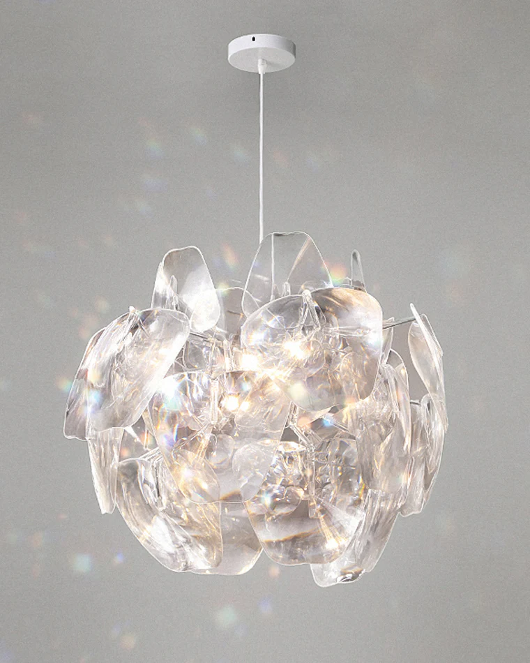 WOMO Mirrored Lucite Chandelier-WM2197 - Image 13