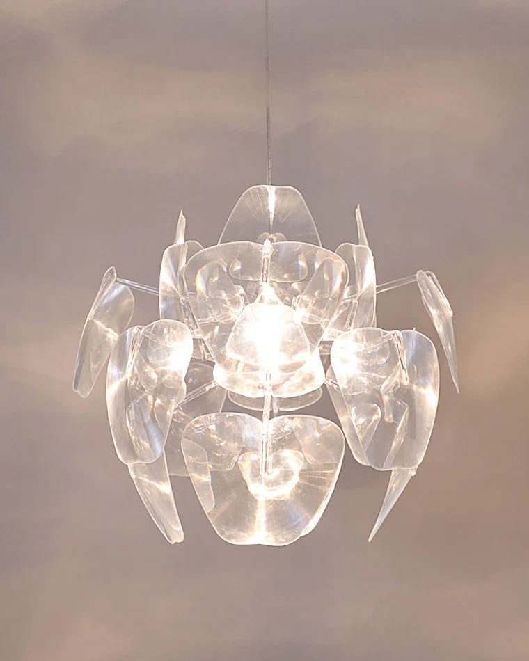 WOMO Mirrored Lucite Chandelier-WM2197 - Image 22