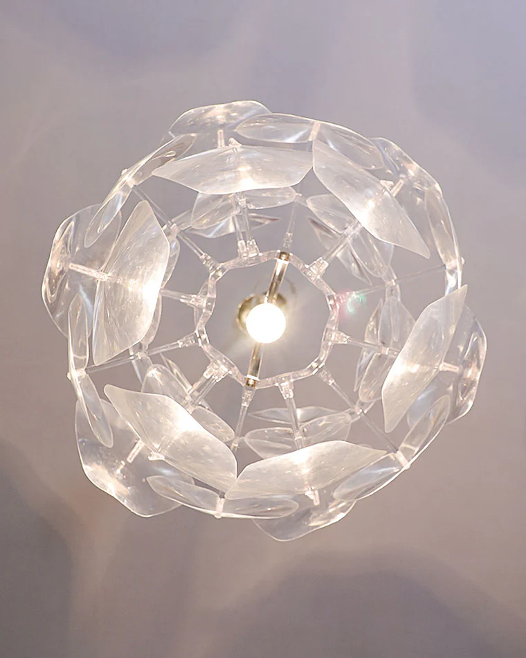 WOMO Mirrored Lucite Chandelier-WM2197 - Image 24