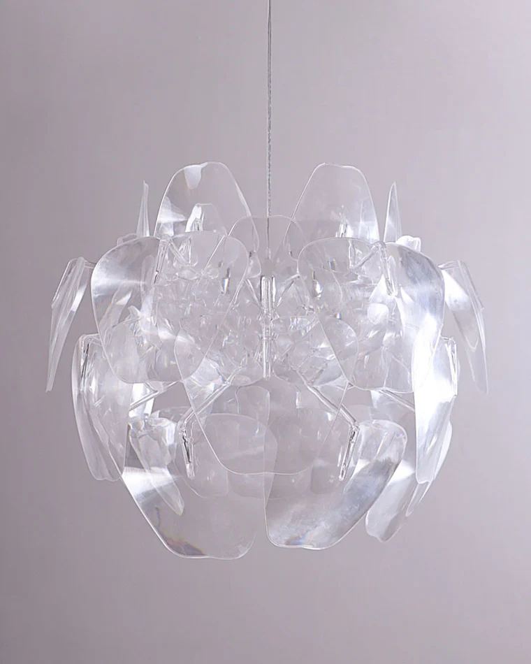 WOMO Mirrored Lucite Chandelier-WM2197 - Image 25
