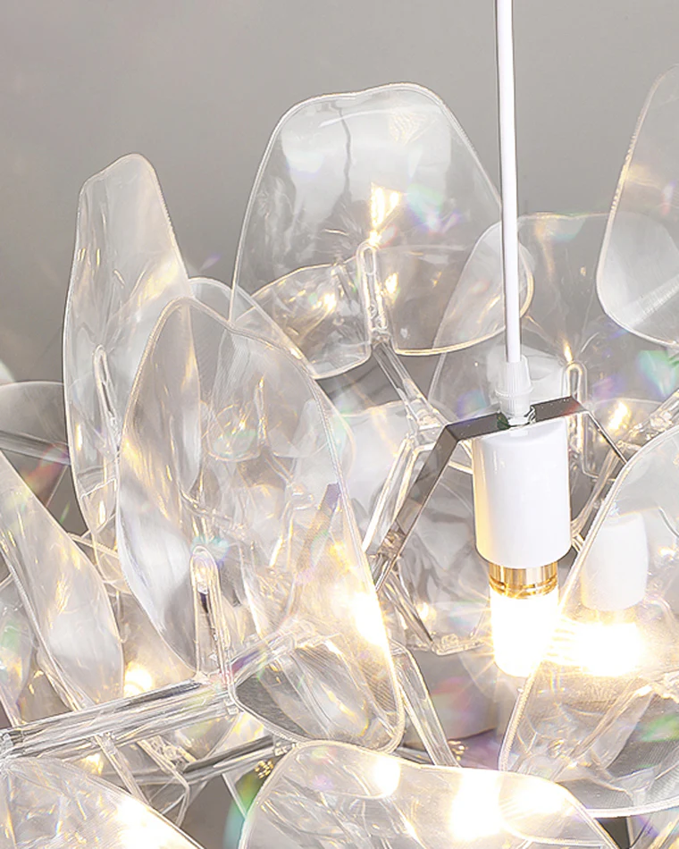 WOMO Mirrored Lucite Chandelier-WM2197 - Image 26