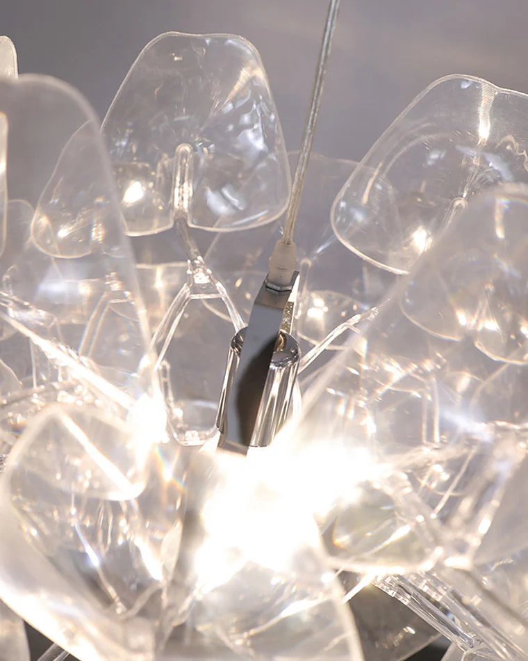 WOMO Mirrored Lucite Chandelier-WM2197 - Image 28