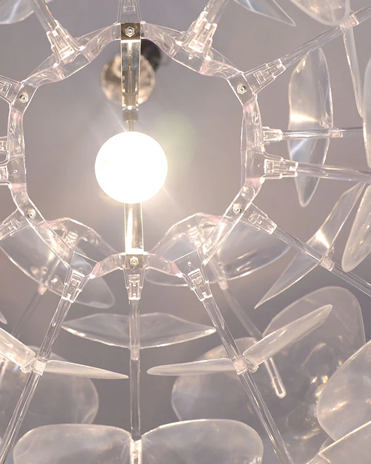 WOMO Mirrored Lucite Chandelier-WM2197 - Image 31