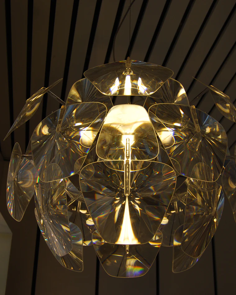 WOMO Mirrored Lucite Chandelier-WM2197 - Image 37