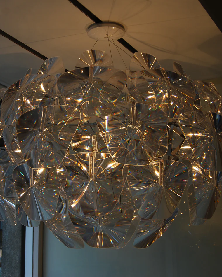 WOMO Mirrored Lucite Chandelier-WM2197 - Image 38
