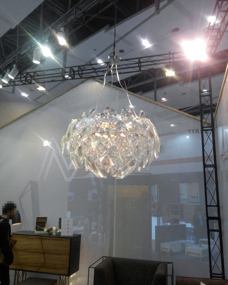 WOMO Mirrored Lucite Chandelier-WM2197 - Image 41