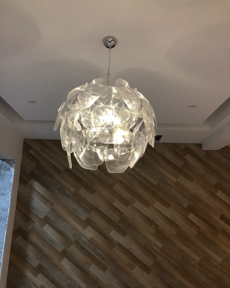 WOMO Mirrored Lucite Chandelier-WM2197 - Image 47