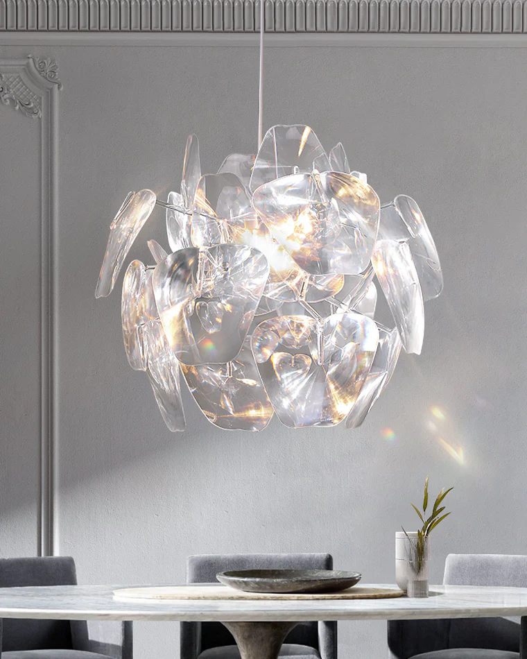 WOMO Mirrored Lucite Chandelier-WM2197 - Image 48