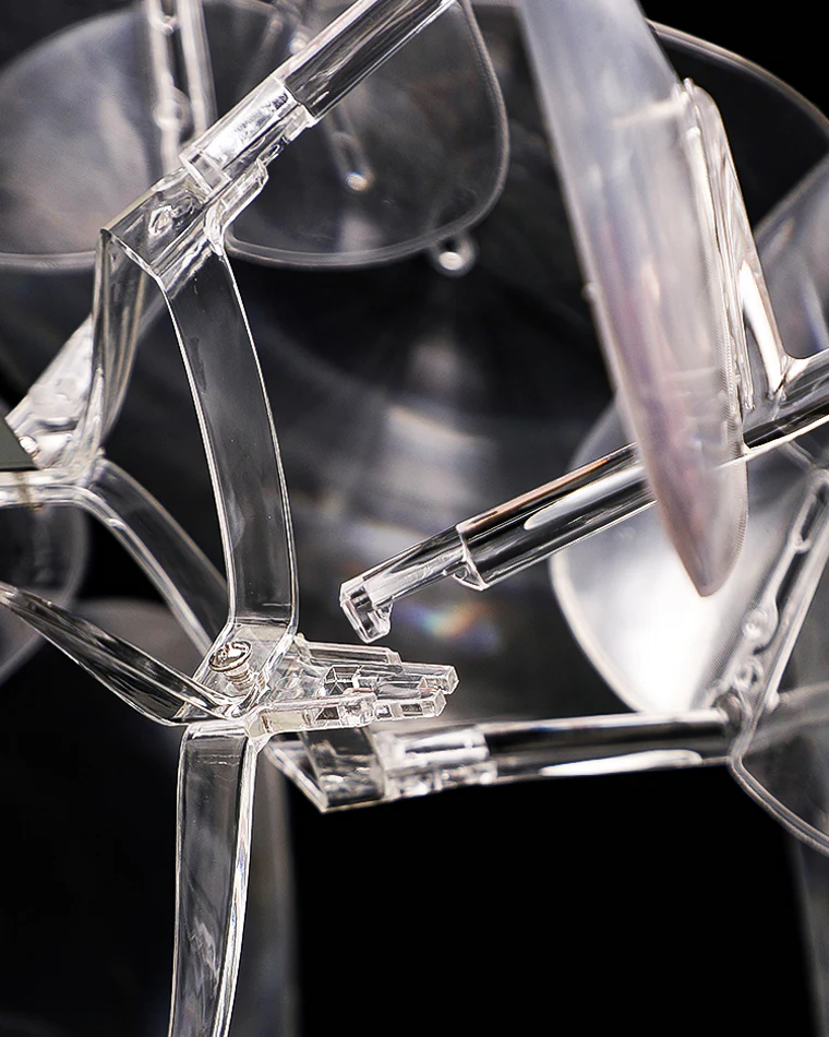 WOMO Mirrored Lucite Chandelier-WM2197 - Image 51