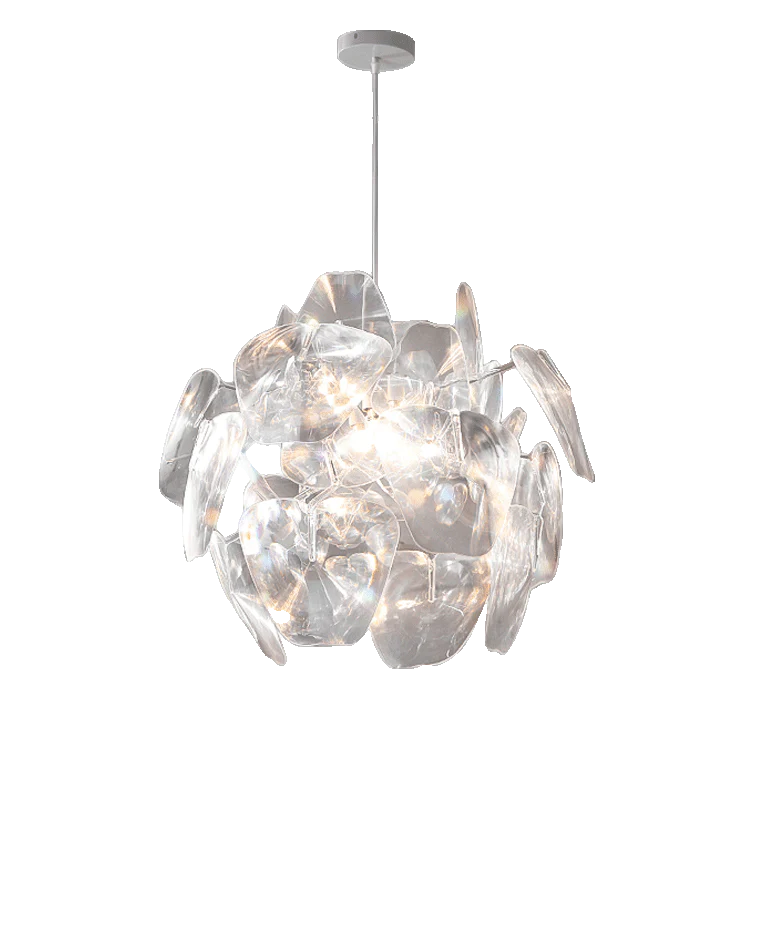 WOMO Mirrored Lucite Chandelier-WM2197 - Image 56