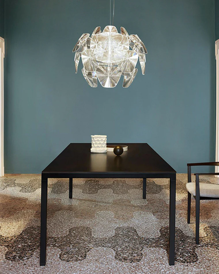WOMO Mirrored Lucite Chandelier-WM2197 - Image 7