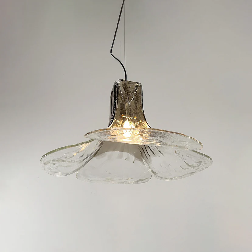 WOMO Ombre Flower Glass Pendant Light-WM3081 - Image 11