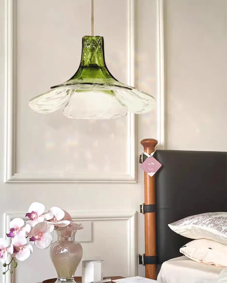 WOMO Ombre Flower Glass Pendant Light-WM3081 - Image 4