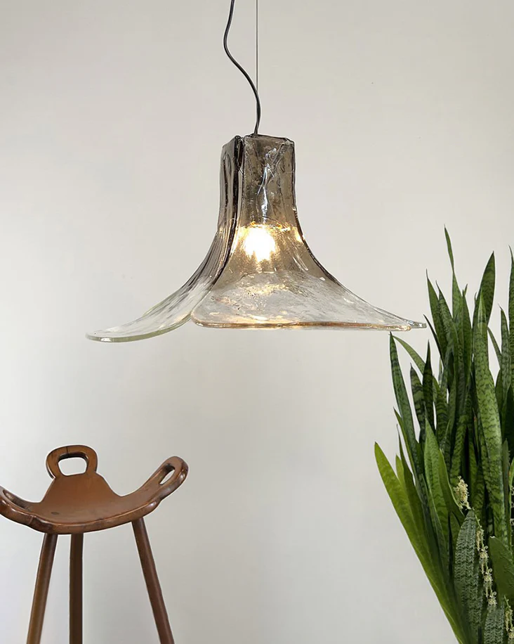 WOMO Ombre Flower Glass Pendant Light-WM3081 - Image 7