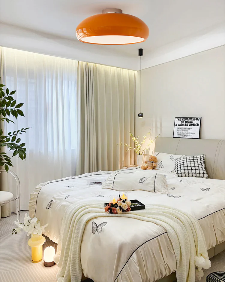 WOMO Orange Dome Ceiling Light-WM1219 - Image 2
