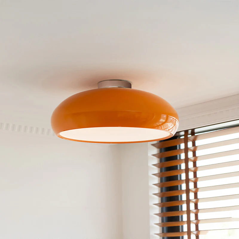 WOMO Orange Dome Ceiling Light-WM1219 - Image 7