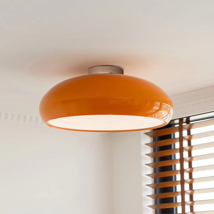 WOMO Orange Dome Ceiling Light-WM1219 - Image 8