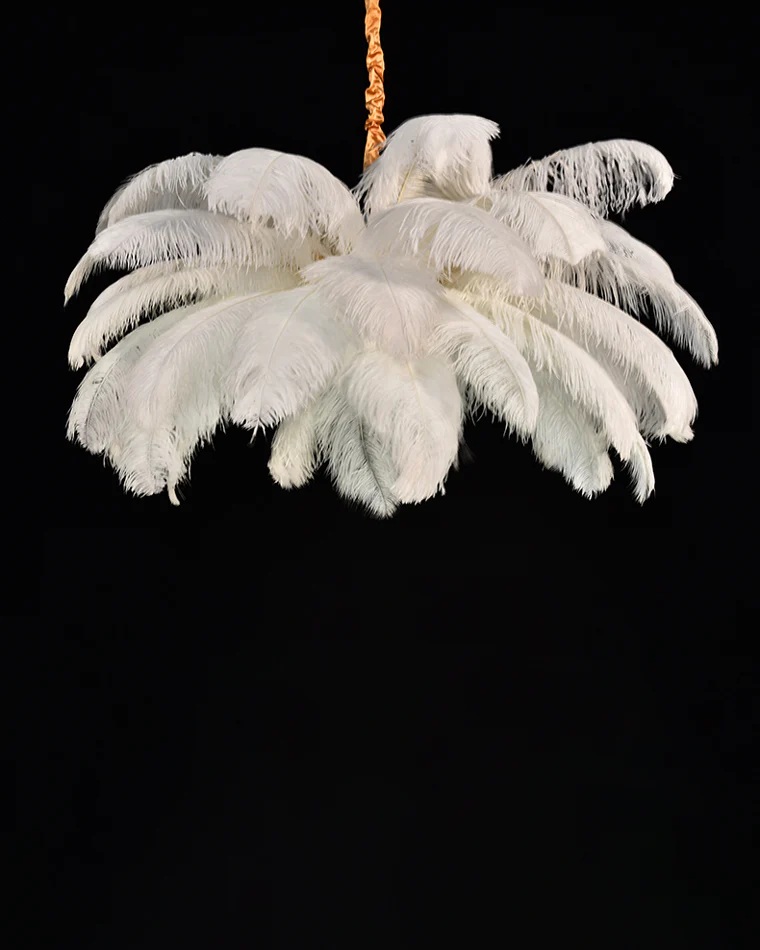 WOMO Palm Feather Chandelier-WM2216 - Image 5
