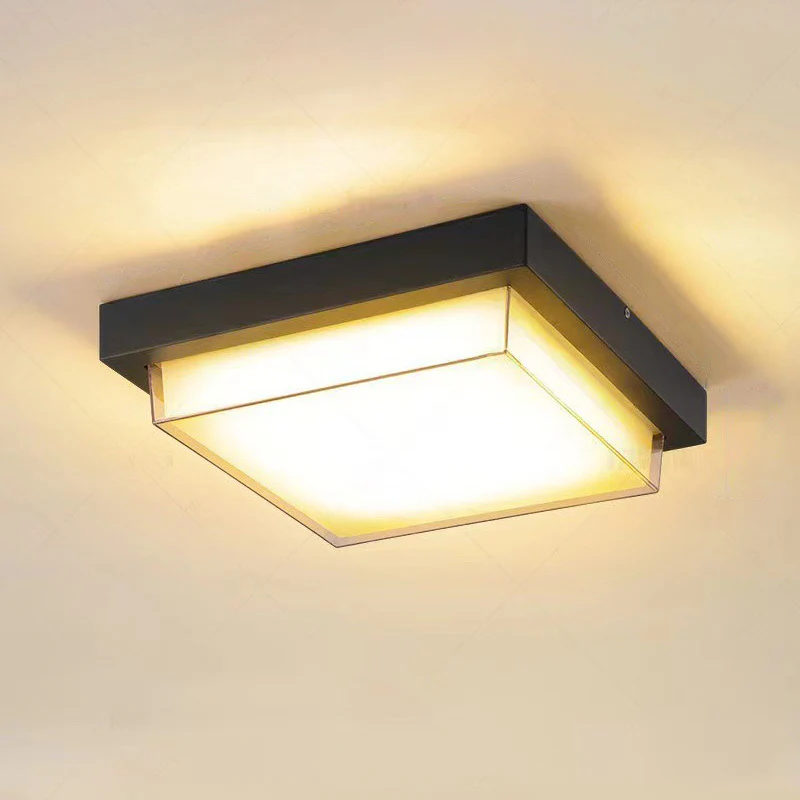 WOMO Square Outdoor Ceiling Light-WM9204 - Image 17