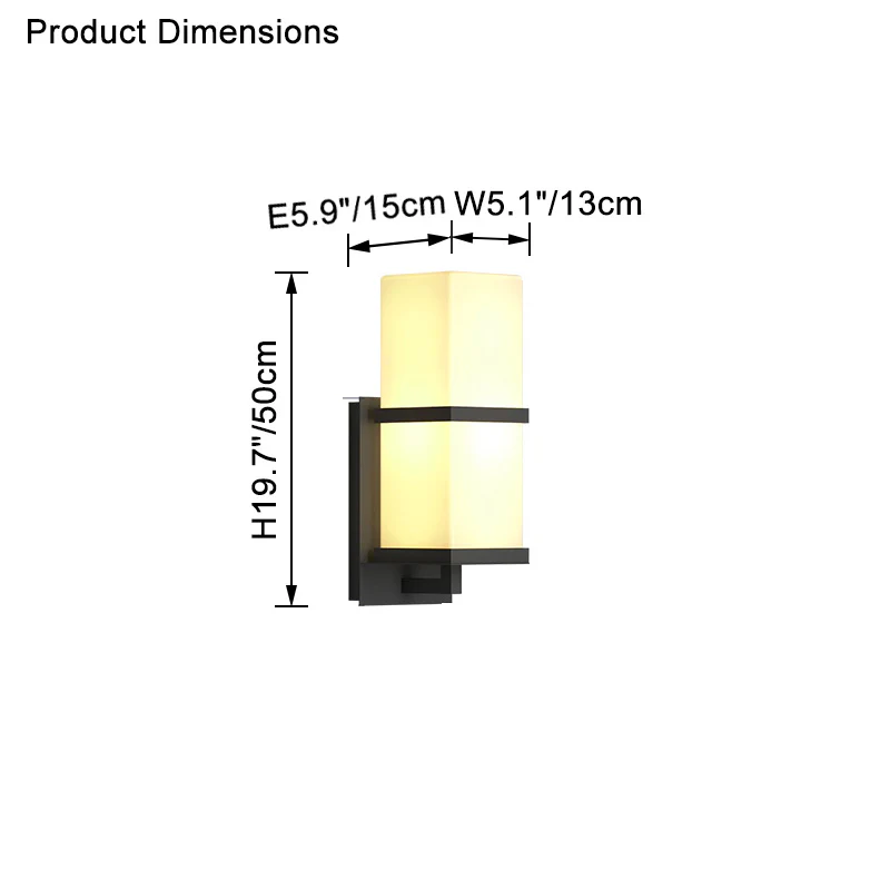 WOMO Outdoor Craftsman Glass Wall Sconce-WM9067 - Image 14