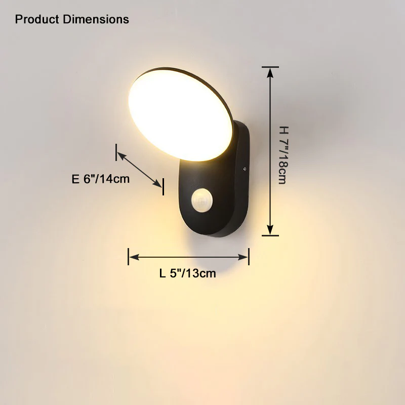 WOMO Outdoor Motion Detector Wall Light-WM9085 - Image 9