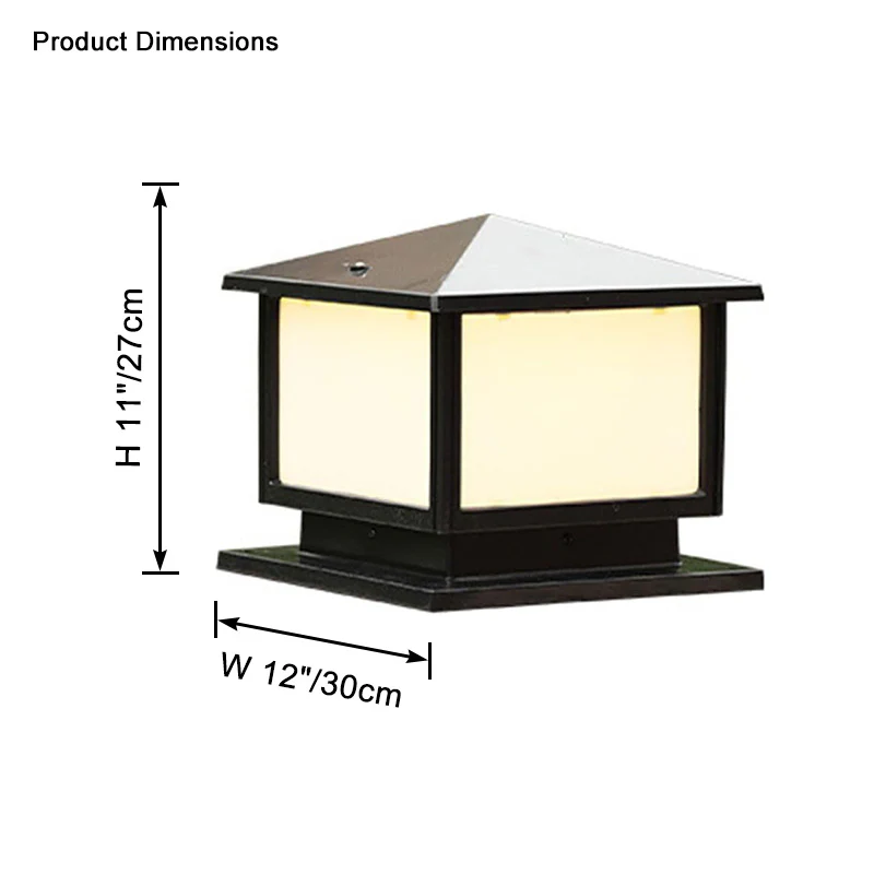 WOMO Outdoor Pillar Light-WM9216 - Image 14