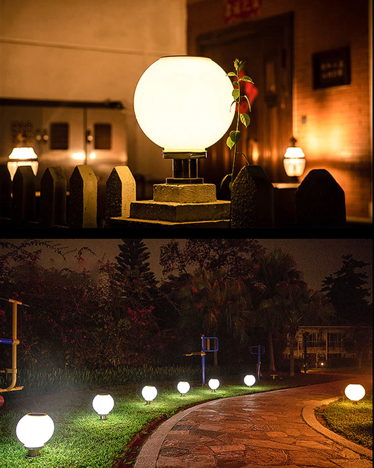 WOMO Globe Outdoor Pillar Light-WM9217 - Image 10
