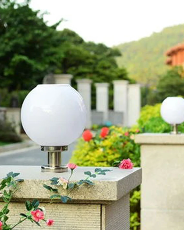 WOMO Globe Outdoor Pillar Light-WM9217 - Image 13